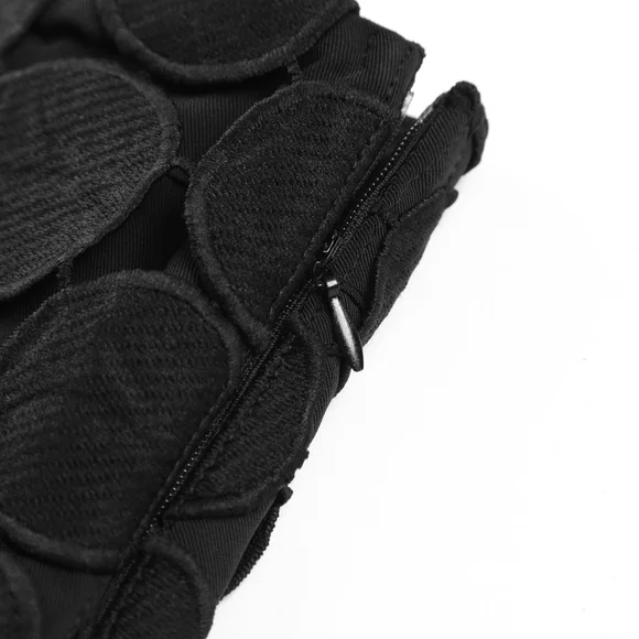 Commense Laser Cut Multi Circle Double Layered Skirt - Picture 7 of 11